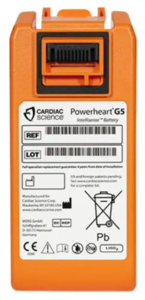 Cardiac Science Battery Powerheart G5