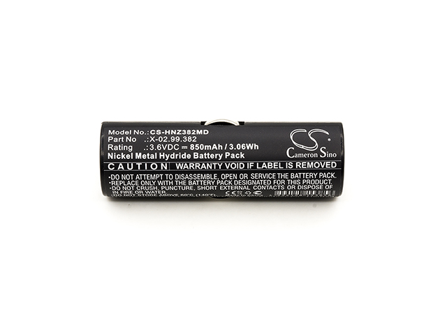 Compatible Heine Battery | Ni-MH | 850 mAh | 3.06 Wh | 3.6 V | HNZ382MD