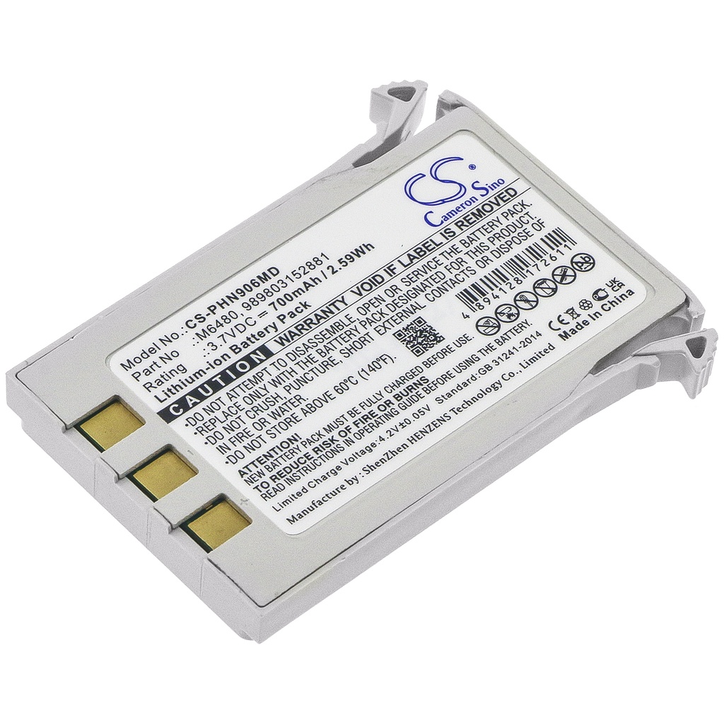 PHN906MD | Batería Compatible Philips Invivo | Li-ion | 700 mAh | 2.59 Wh | 3.7V
