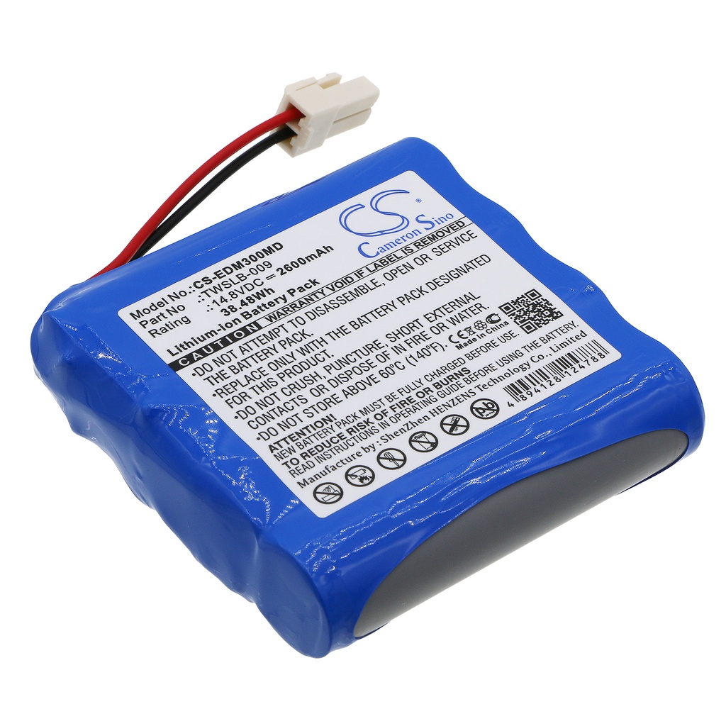 Batteria Compatibile Edan | Ioni di Litio | 2600 mAh | 38,48 Wh | 14,8V | EDM300MD