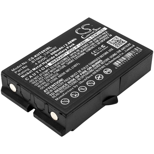 [KUT692BL] Batería Compatible IKUSI TM70 | Ni-MH | 600 mAh | 2.88Wh | 4.8V | KUT692BL
