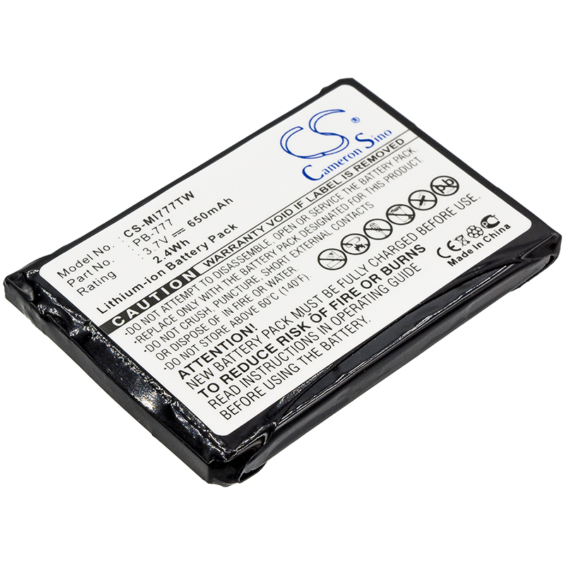 [MI777TW] Bateria Compatível Walkie | Midland | Li-ion | 650 mAh | 2,41 Wh | 3,7 V | MI777TW