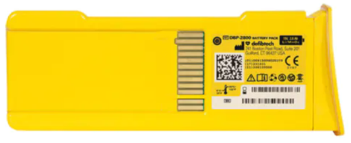 [0063] Defibtech Lifeline batería aprox. 7 años vida útil | DCF-E210 (DBP 2800)