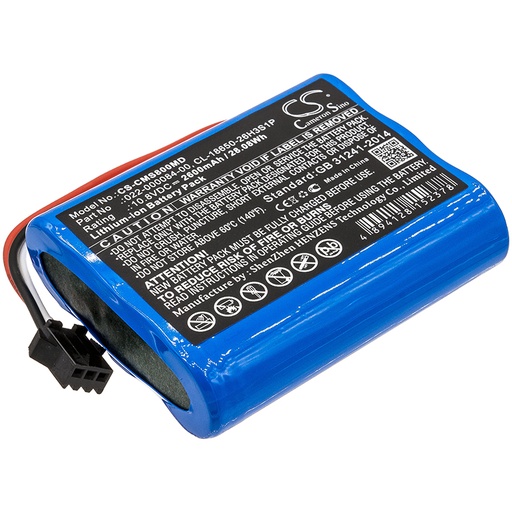 [CMS800MD] Bateria Compatível Contec | Íon de Lítio | 2600 mAh | 28,08 Wh | 10,8 V | CMS800MD