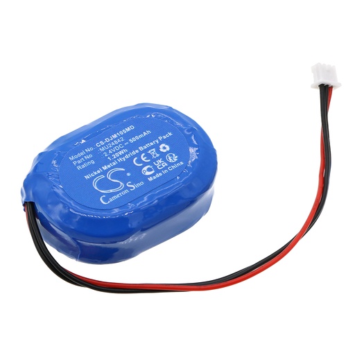 [DJM105MD] Bateria Compatível Drager | Ni-MH | 500 mAh | 1,2 Wh | 2,4 V | DJM105MD