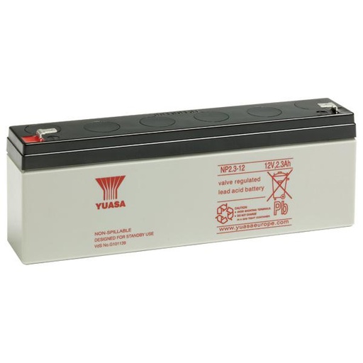 [NP2.3-12] Batería Yuasa | AGM | 2.3Ah | 12V | NP2.3-12