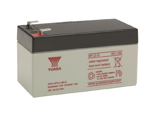 [NP1.2-12] Batería Yuasa | AGM | 1.2Ah | 12V | NP1.2-12