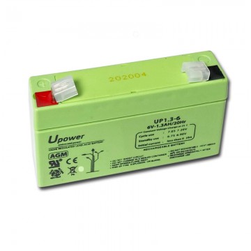UP1.3-6 | Batería U-power | 6V | 1.2Ah | AGM