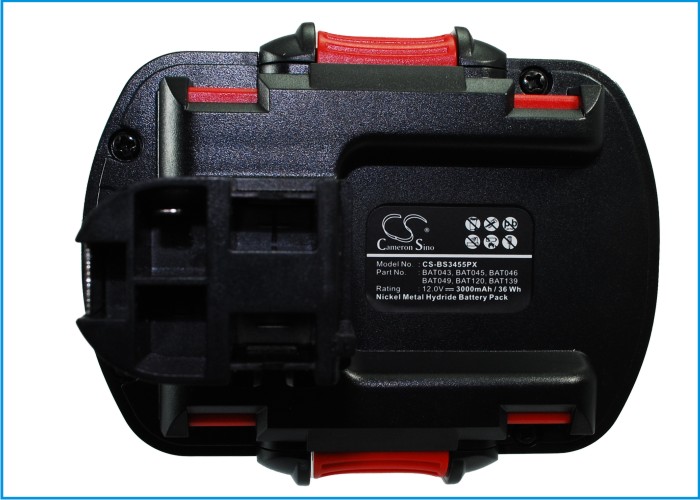 Batería Compatible BOSH | Ni-MH | 3000 mAh | 36.00Wh | 12.0V