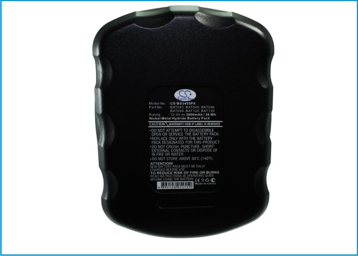 Batería Compatible BOSH | Ni-MH | 3000 mAh | 36.00Wh | 12.0V