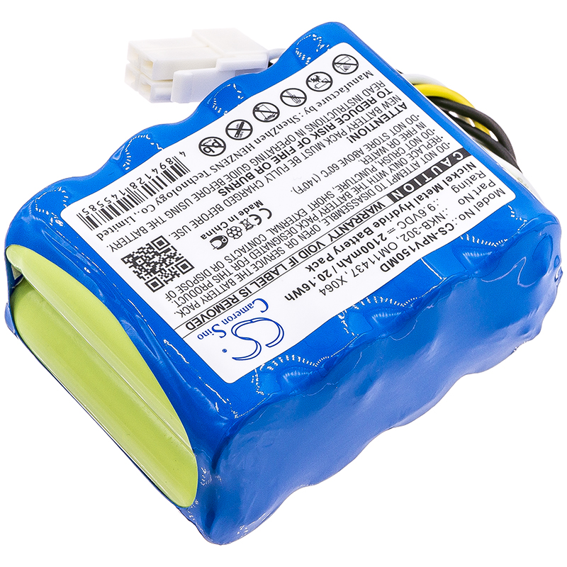 NPV150MD | Batería Compatible Nihon Kohden | Ni-MH | 2100 mAh | 20.16Wh | 9.6V