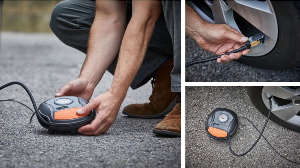Compresor de Aire OSRAM TYREinflate 200 | Inflador de Neumáticos con Cable