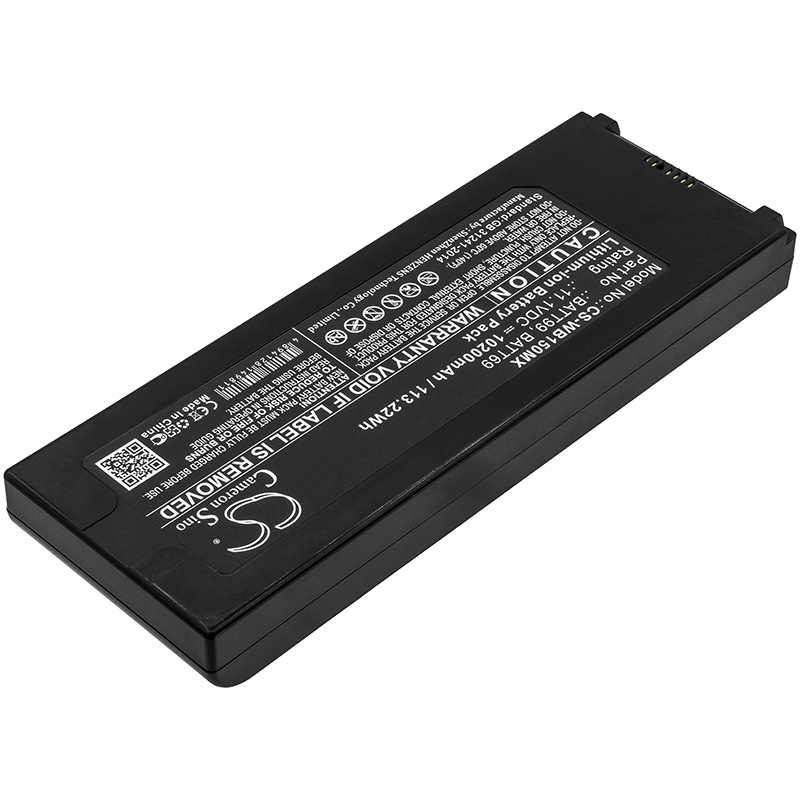 Batería Compatible Welch-Allyn | Li-ion | 10200 mAh | 113.22 Wh | 11.1V | CS-WB150MX