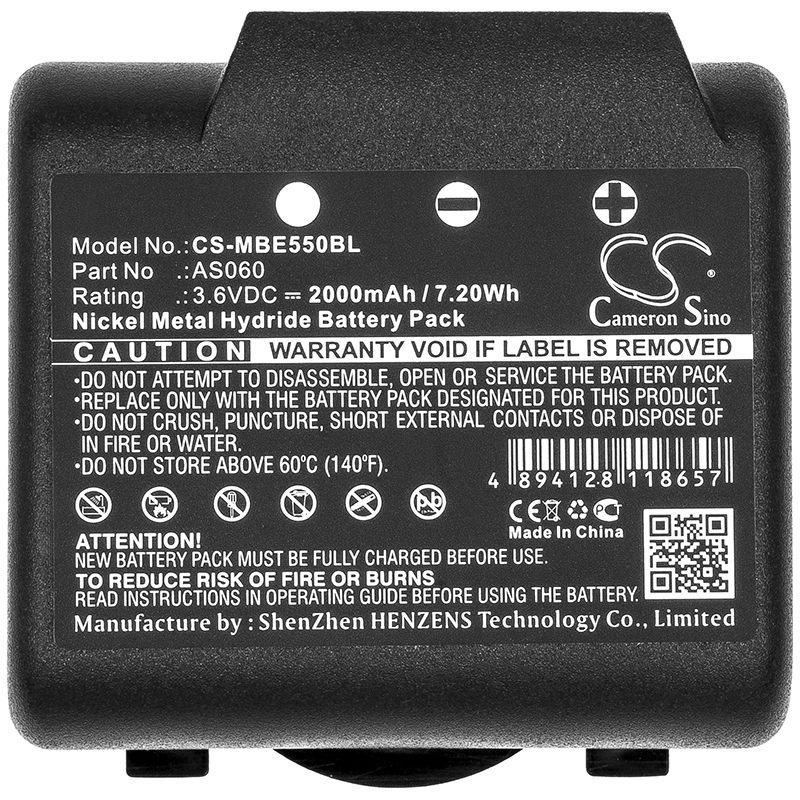 CS-MBE550BL | Batería Compatible IMET | Ni-MH | 2000 mAh | 4.80Wh | 2.4V (copia)
