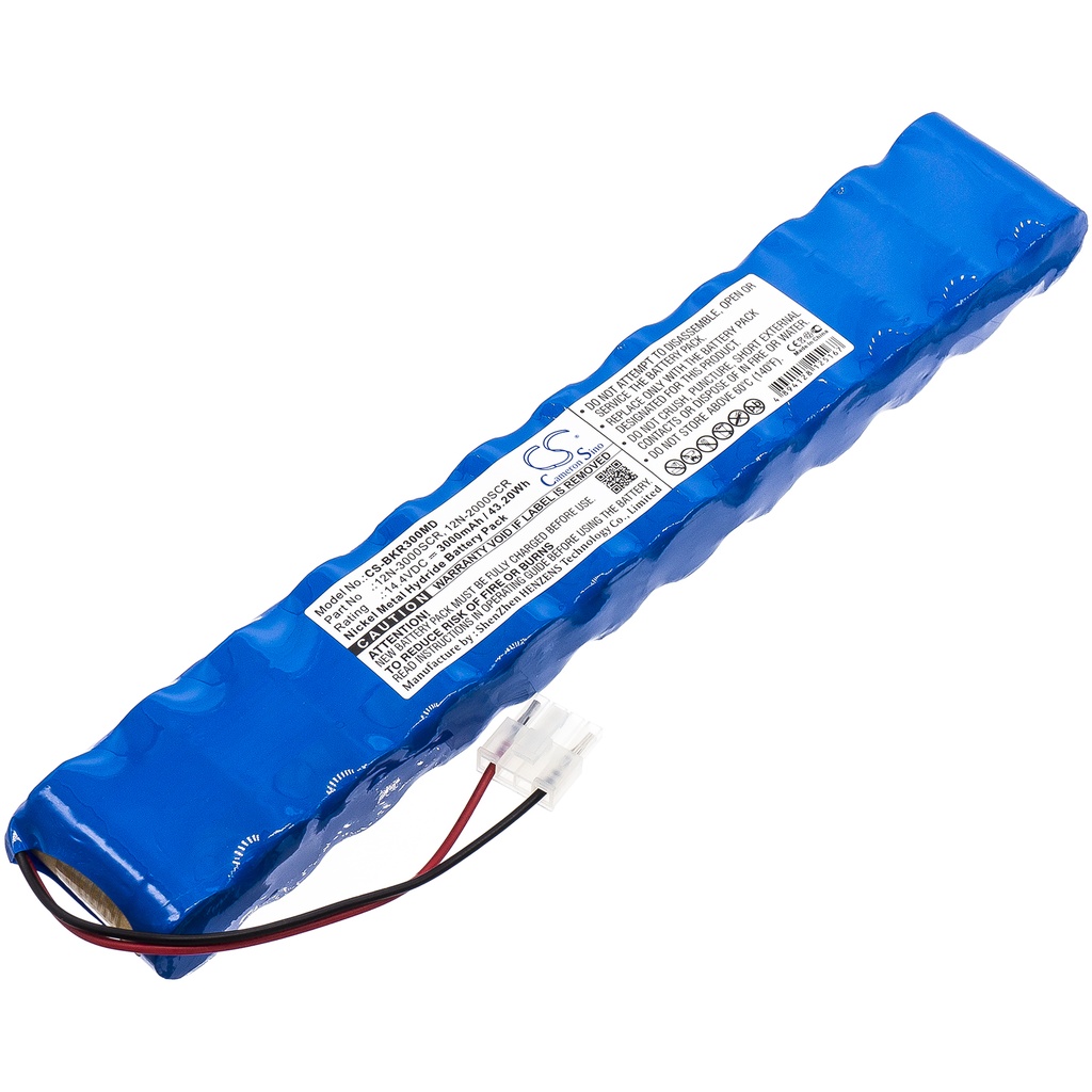 Batería Compatible Bruker | Ni-MH | 3000 mAh | 43.20 Wh | 14.4V | BKR300MD