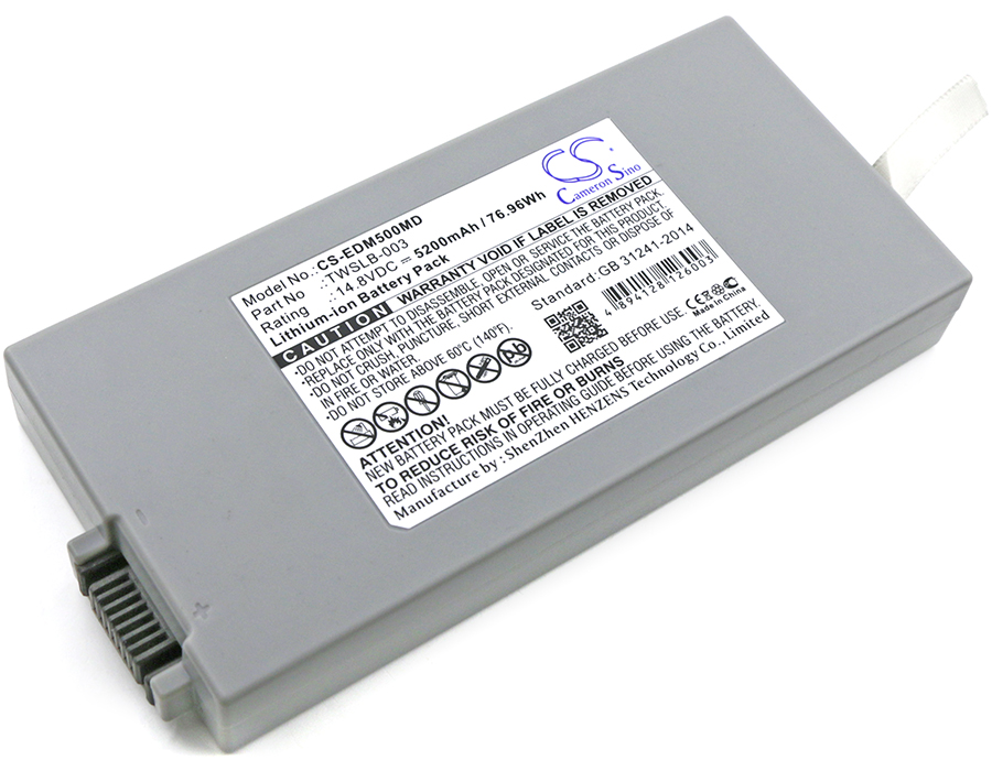 Batteria Compatibile Edan | Li-ion | 5200 mAh | 76.96 Wh | 14.8V | EDM500MD