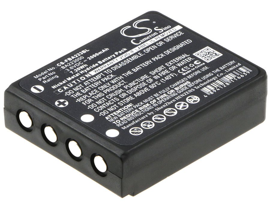 Batería Compatible HBC | Ni-MH | 2000 mAh | 7.20 Wh | FBA223BL
