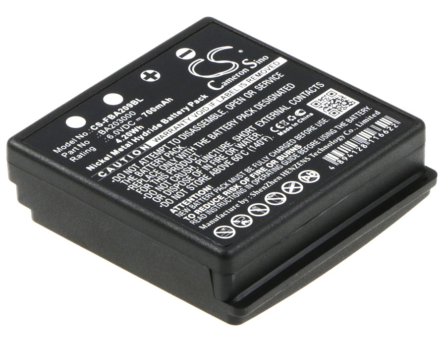 Batería Compatible HBC | Ni-MH | 700 mAh | 4.20Wh | 6.0V | FBA209BL