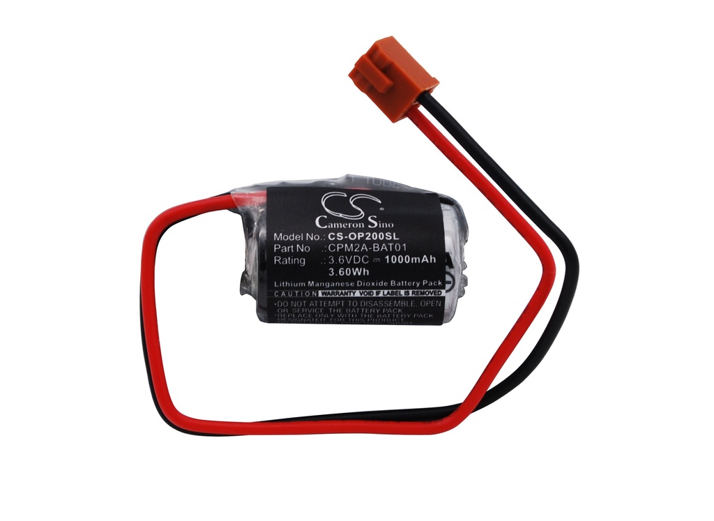 OP200SL | Batería Compatible Automatas Programables Omron |  Li-MnO2 | 1000 mAh | 3.60 Wh | 3.6V