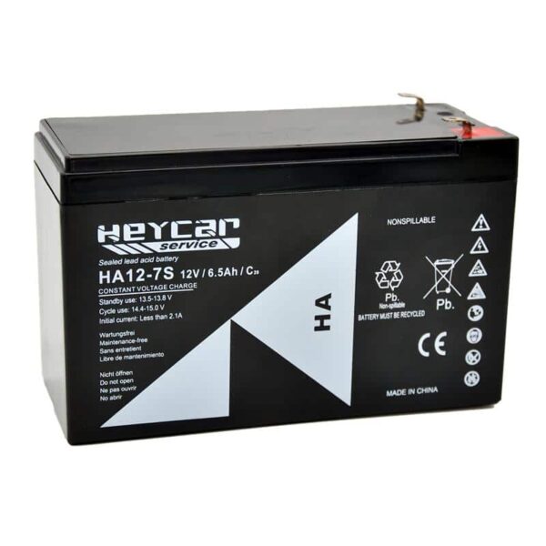 Batería HEYCAR | AGM | 7Ah | 12V | HA12-7S