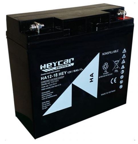 Batería HEYCAR | AGM | 12V | 18Ah | HA12-18
