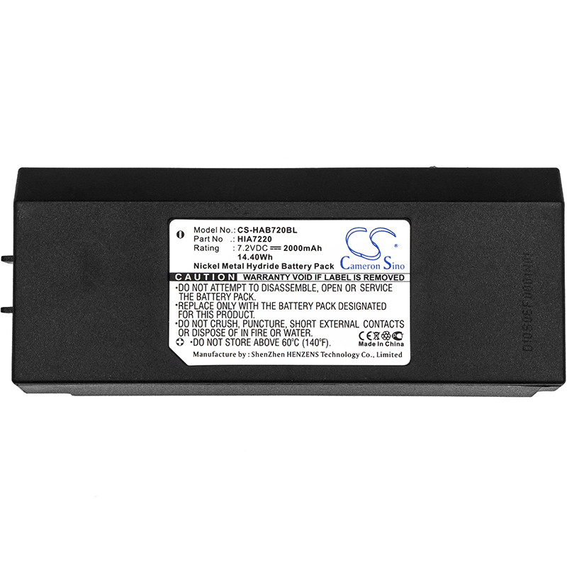 Batterie Compatible HIAB | Ni-MH | 2000 mAh | 14,4 Wh | 7,2 V | HAB720BL