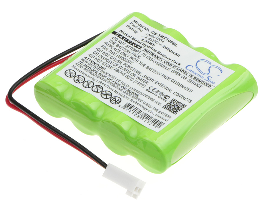 Bateria Compatível Tele Radio | Ni-MH | 2000 mAh | 9,60 Wh | 4,8 V | TMX100BL