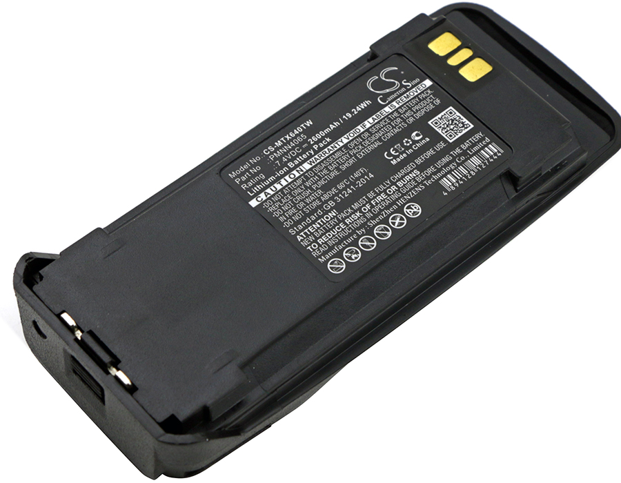 CS-MTK628TW | Batería Compatible Walkie | Motorola | Ni-MH | 1800 mAh | 12.96Wh | 7.2V (copia)