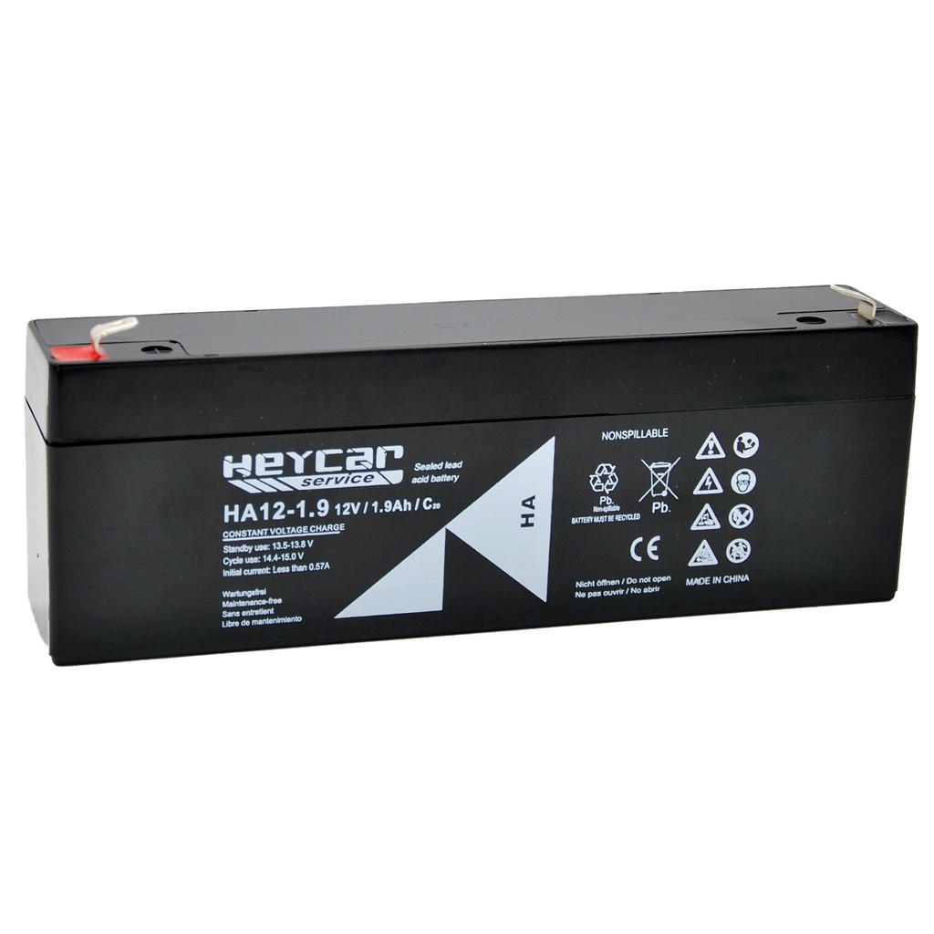 HA-12-12P HEY | HEYCAR | AGM | 12V | 12Ah Battery