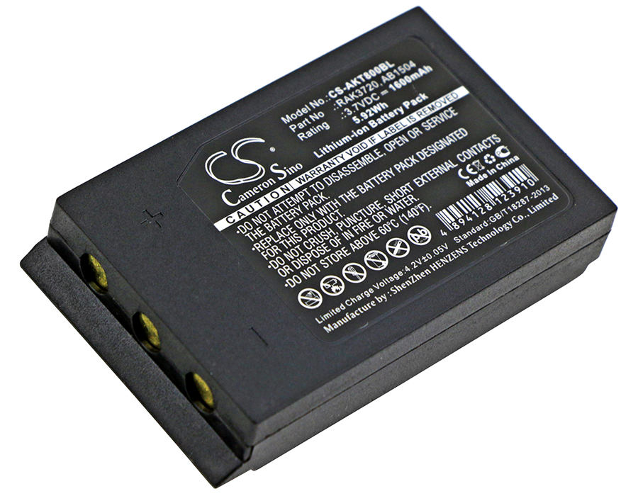Batería Compatible Akerstroms | Li-ion | 1600 mAh | 5.92 Wh | 3.7V | AKT800BL