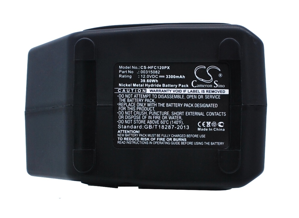 Bateria Compatível Hilti | Ni-MH | 3300 mAh | 39,60 Wh | 12,0 V | HFC120PX