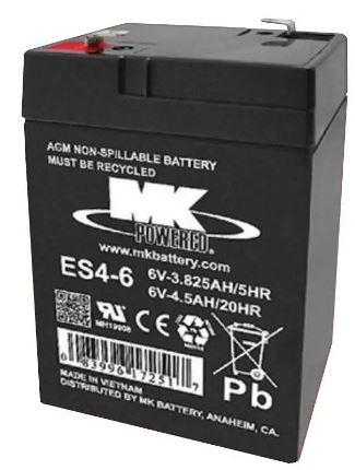 Batterie MK Powered | AGM | 6V | 4.5Ah | ES4-6