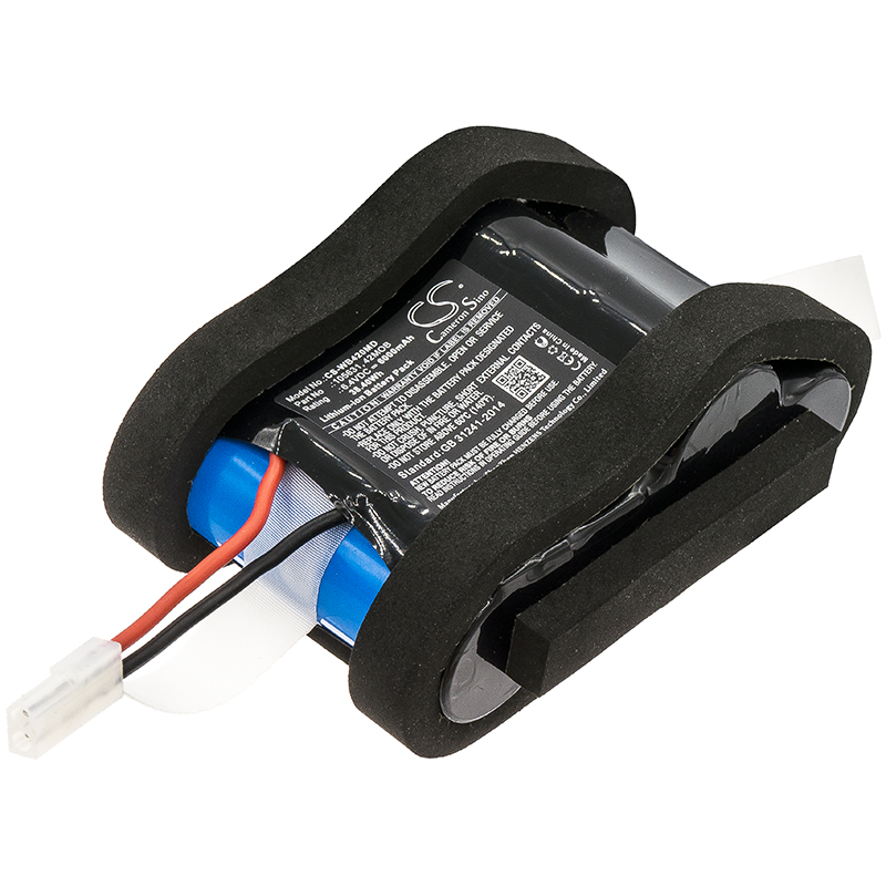 Batterie Compatible Welch-Allyn | Li-ion | 6000 mAh | 38,40 Wh | 6,4 V | WB420MD
