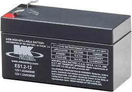Batteria MK Powered | AGM | 12V | 1.2Ah | ES1.2-12
