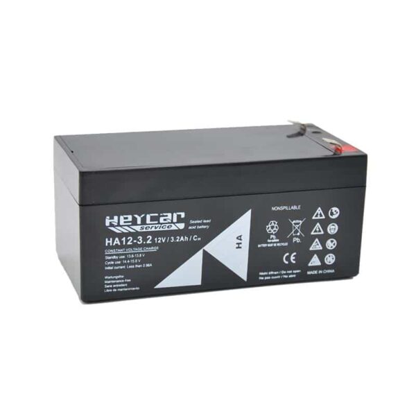Batería HEYCAR | AGM | 3.2Ah | 12V | HA12-3.2