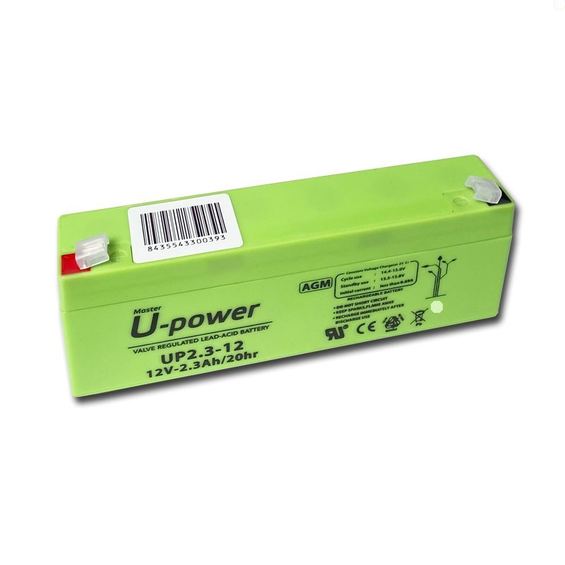 UP1.3-12 | Batería U-power | 12V | 1.3Ah | AGM (copia)