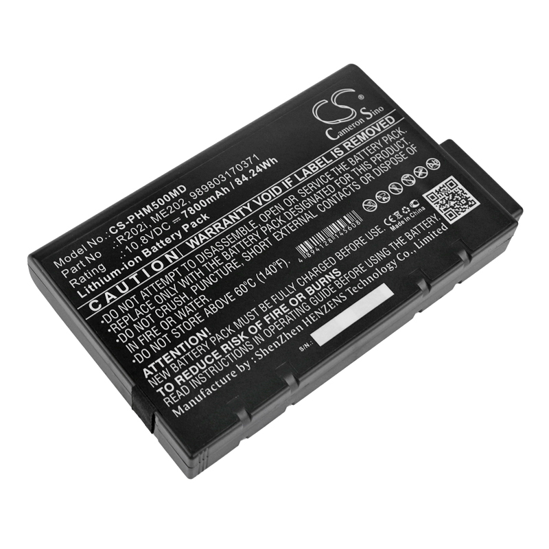 PHM500MD | Batería Compatible Philips TC30/50/70 | Li-ion | 7800 mAh | 84.24 Wh | 10.8V