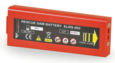 Batería Original Progetti Desfibrilador Rescue Sam | LiMnO2 | 4.2 Ah | 12.0V