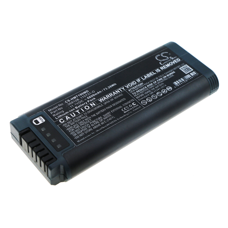 Batterie Compatible Hamilton | Li-ion | 6600 mAh | 73,26 Wh | 11,1 V | HMT100MD