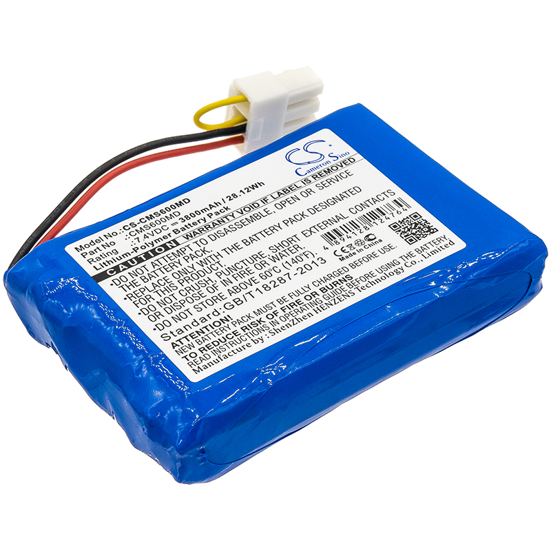 Batterie Compatible Contec | Li-Polymère | 3800 mAh | 28,12 Wh | 7,4 V | CMS600MD