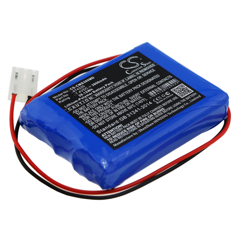 Batterie Compatible Contec | Li-Polymère | 3800 mAh | 28,12 Wh | 7,4 V | CMS300MD