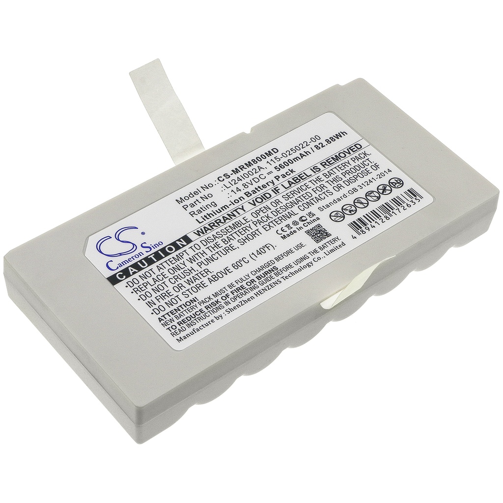 Batterie Compatible Mindray | Li-ion | 5600 mAh | 82,88 Wh | 14,8 V | MRM800MD