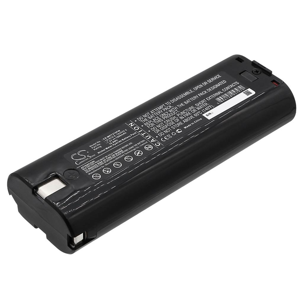 Batterie Compatible Makita | Ni-MH | 1500 mAh | 10,80 Wh | 7,2 V | MKT370PW