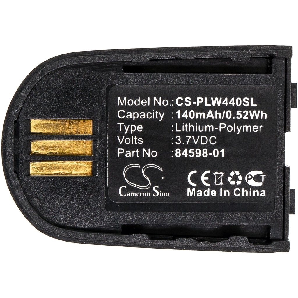 Bateria Compatível Plantronics | Li-Polymer | 140 mAh | 0,52 Wh | 3,7 V | PLW440SL