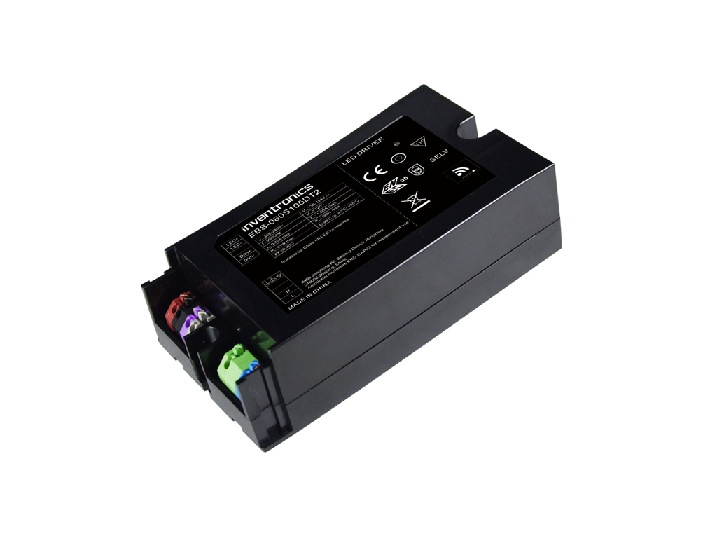 Driver INVENTRONICS | IP20 | 80W | DALI | EBS-080S105DT2