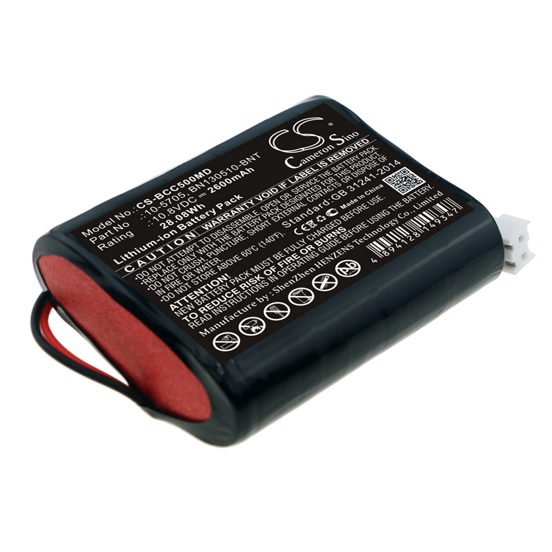 Batteria Compatibile Econet | Bionet | Li-ion | 2600 mAh | 28,08 Wh | 10,8 V | BCC500MD