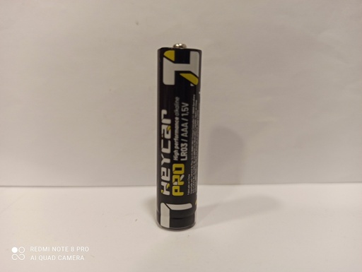 [LR03-R PRO HEY] Pila Alcalina AAA | 1.5V | Heycar Pro | Pack de 600 unidades