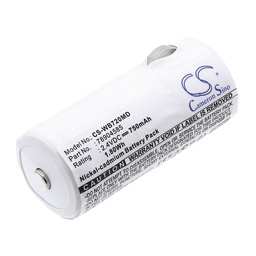 [WB720MD] Batería Compatible Welch-Allyn | Ni-CD | 750 mAh | 2.70 Wh | 3.6V | WB720MD