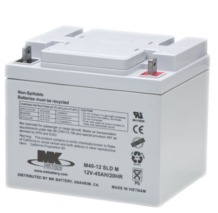 [M40-12SLD M] Batería MK Powered | GEL | 12V | 48Ah | M40-12SLD M