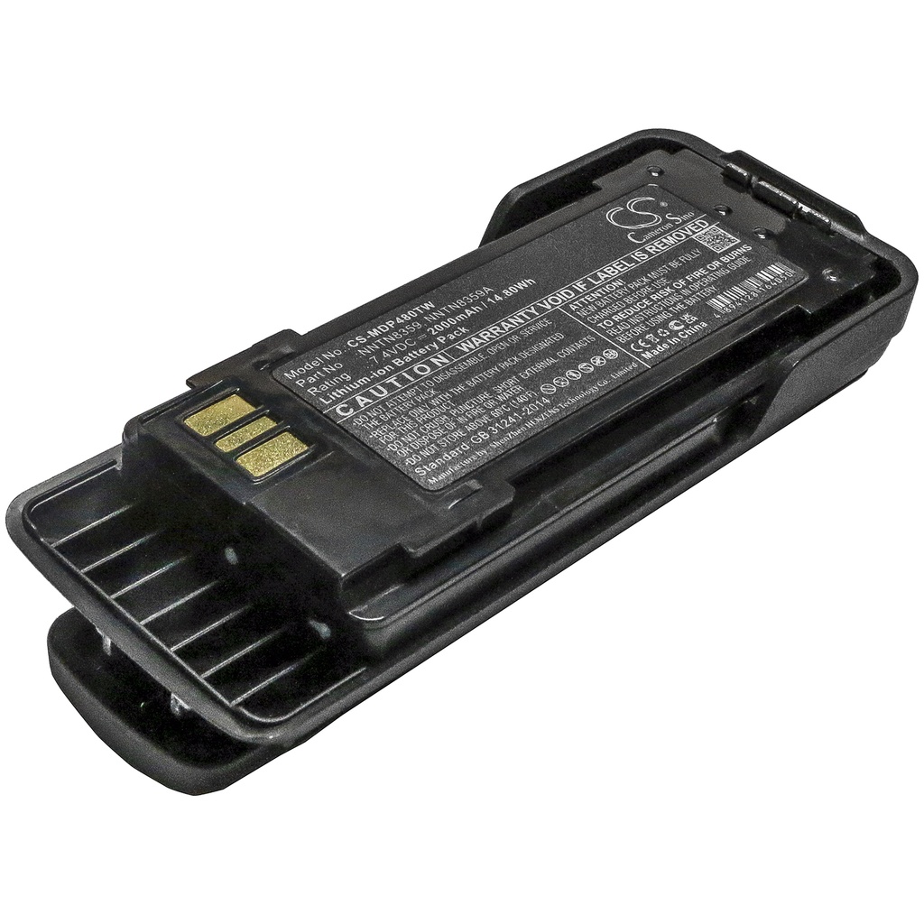 [MDP480TW] Batterie Compatible Talkie-Walkie | Motorola | Li-ion | 2000 mAh | 14,80 Wh | 7,4 V | MDP480TW